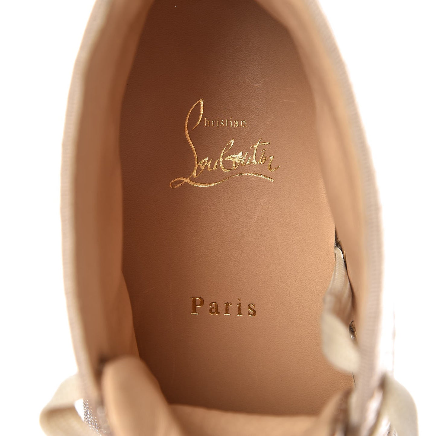 Lame Lou Spikes Flat Sneakers 39.5 gold