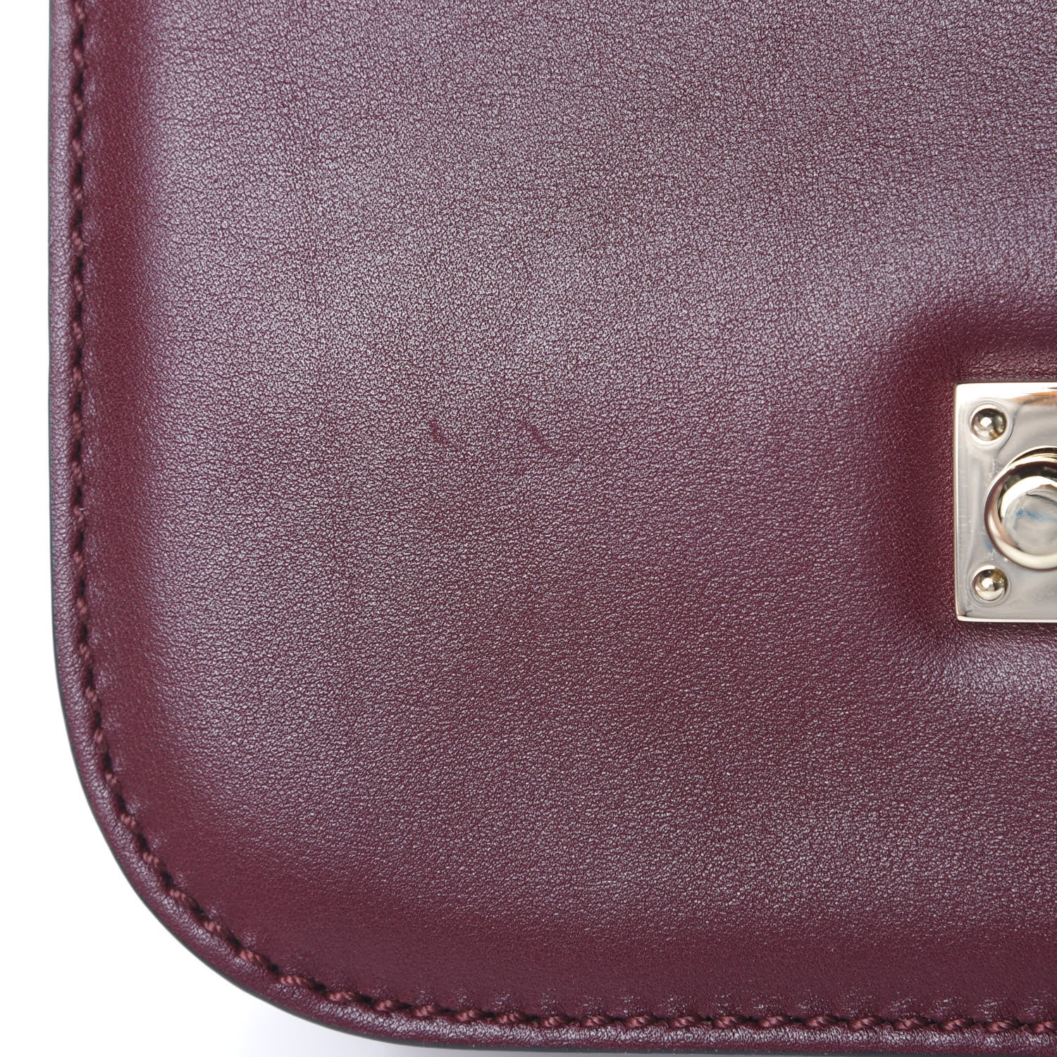 Valentino Garavani Vitello Small Glam Lock Rockstud Flap Rubin 6 of 13
