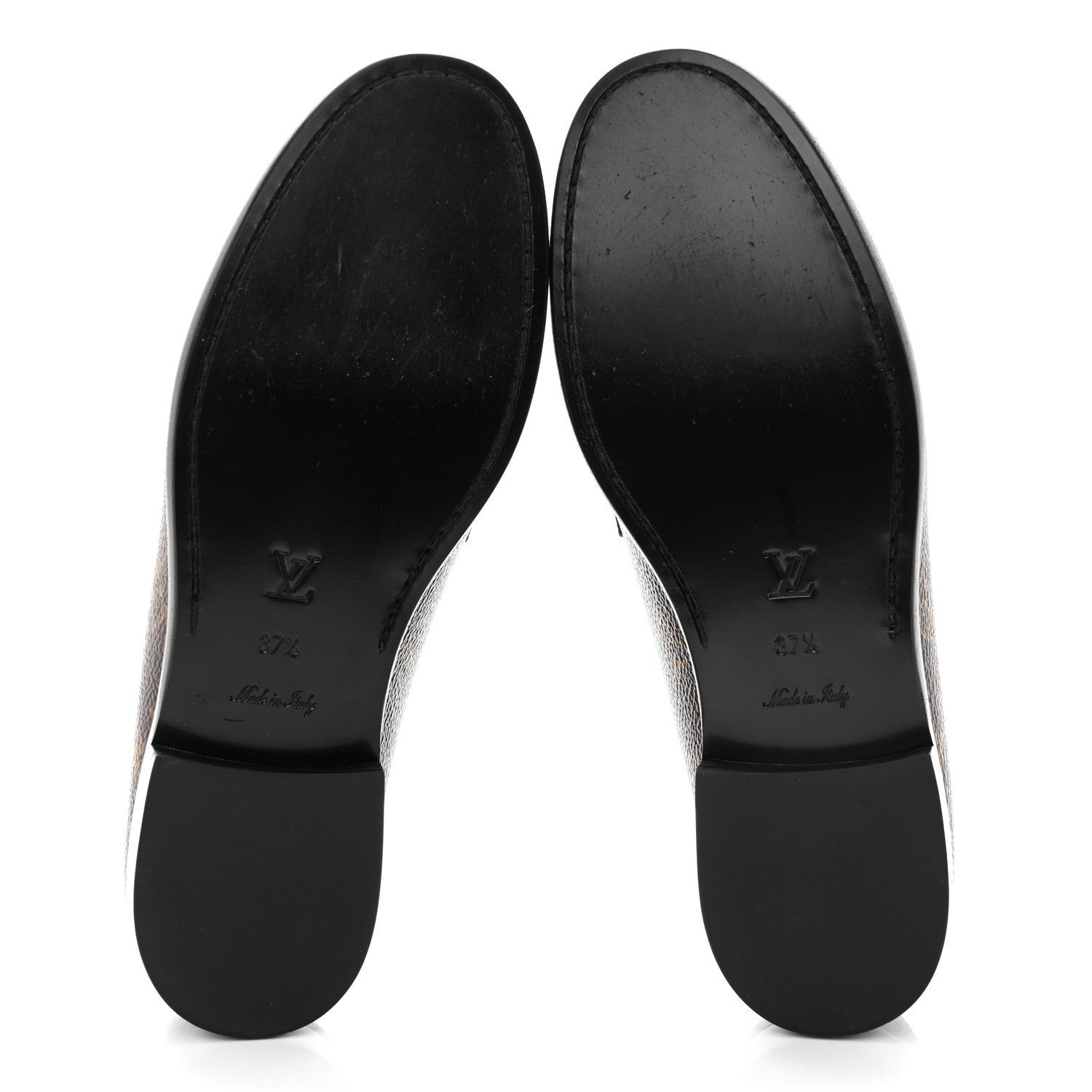 Louis Vuitton Monogram Chess Flat Loafer 37.5 5 of 8