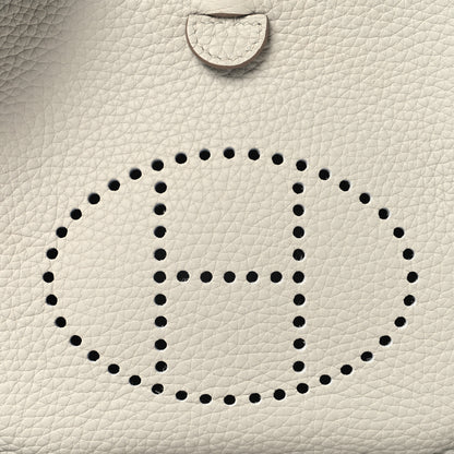 Hermes Taurillon Clemence Amazone Evelyne TPM Gris Perle Etain 8 of 10