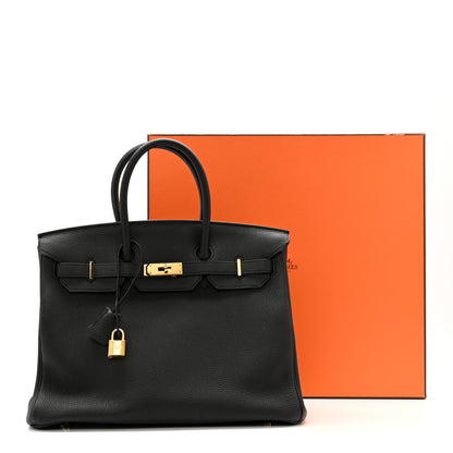 Hermes Togo Birkin 35 Black 16 of 16