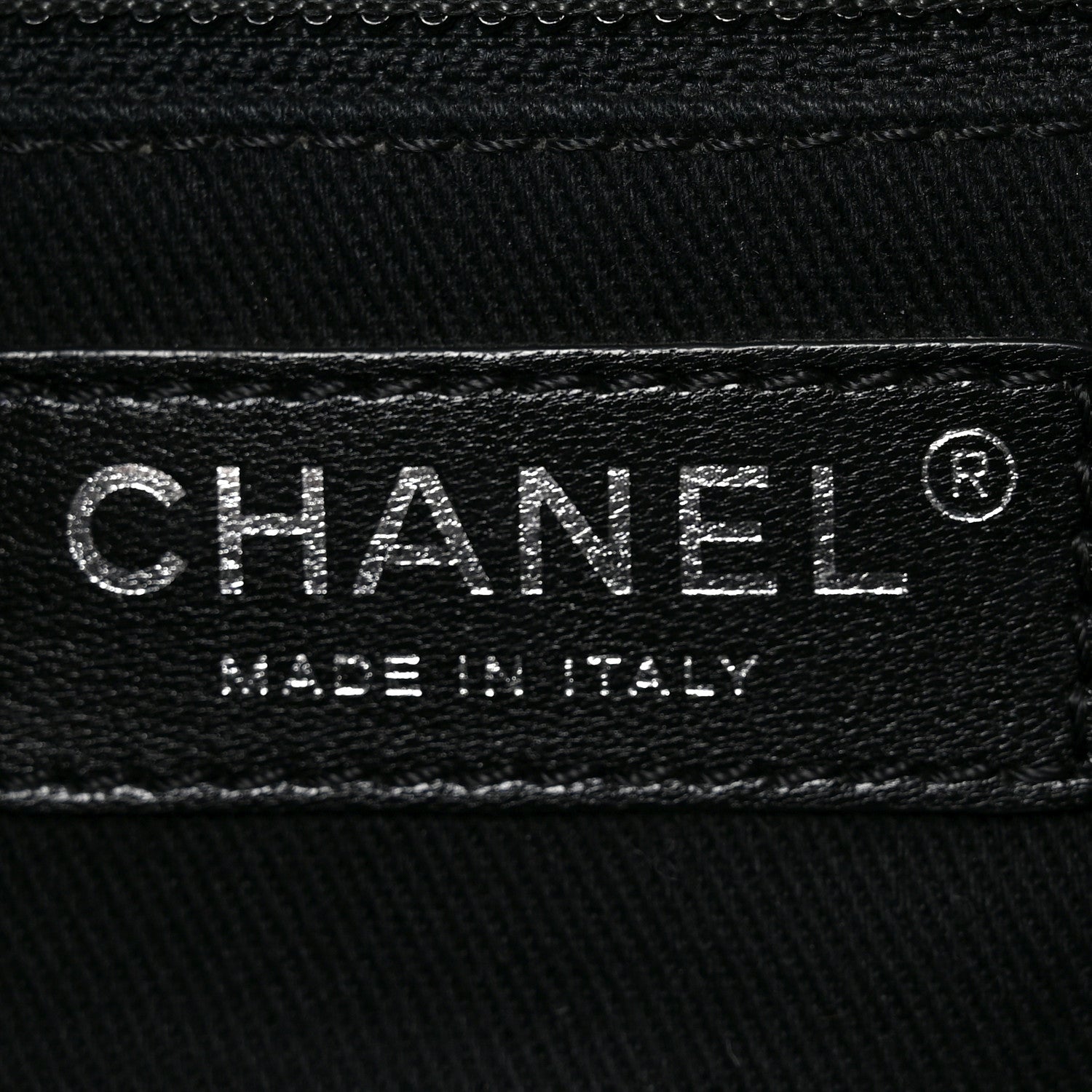 Chanel Metallic Grained Calfskin Woven Chain Large Shopping Bag Black 6 of 10