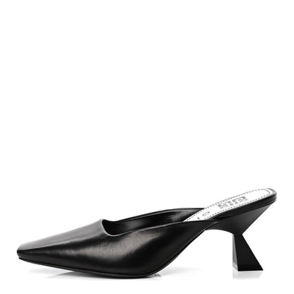 Givenchy Calfskin Asymmetrical Mules 36 Black 1 of 7