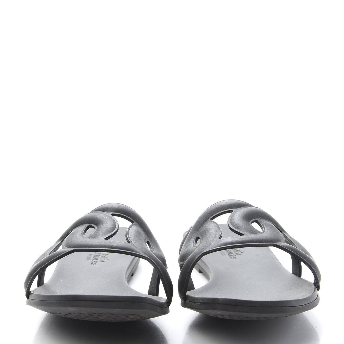 Rubber Aloha Sandals 40 Black