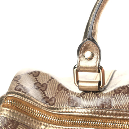 Gucci Crystal Monogram Medium Joy Boston Bronze 10 of 12