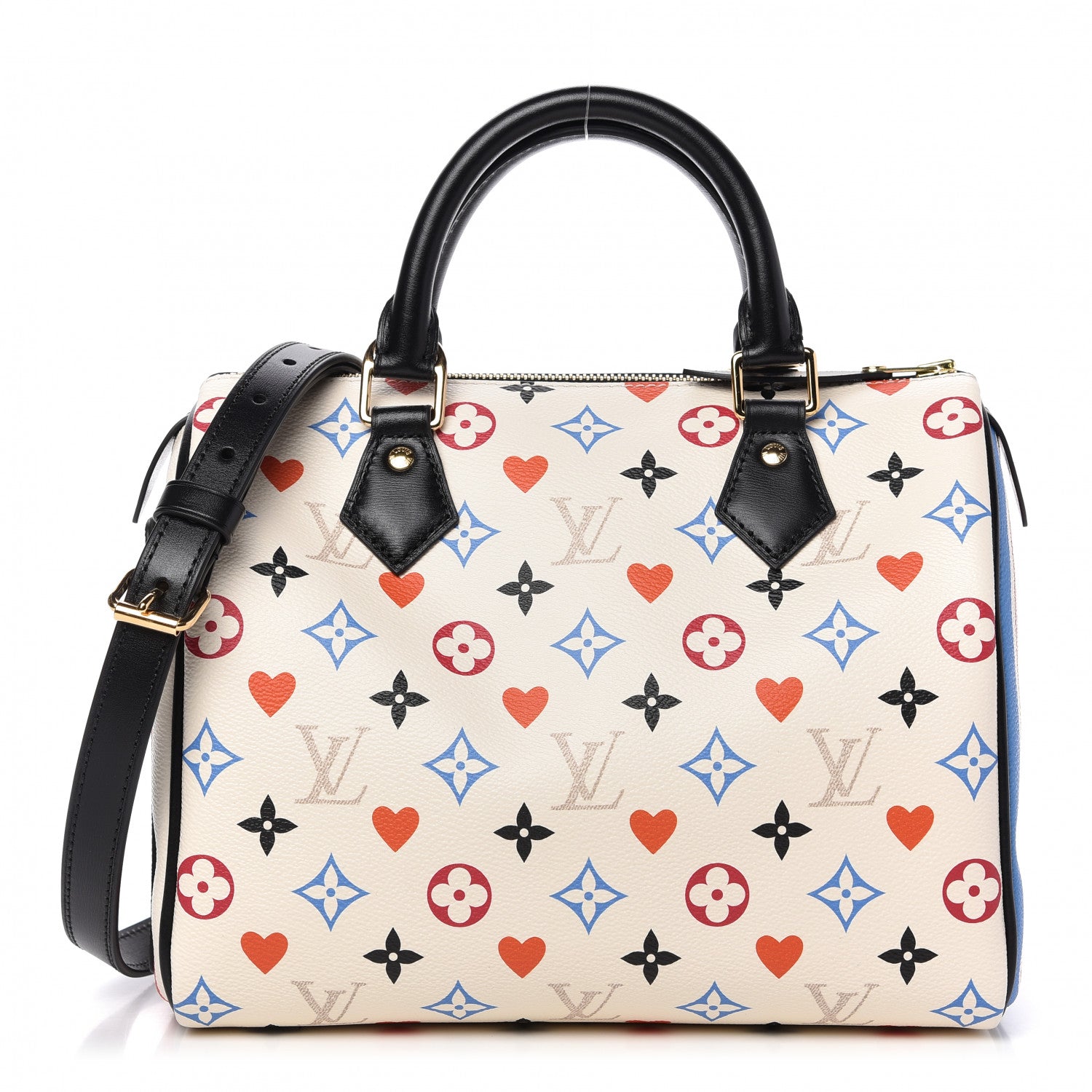 Louis Vuitton Game On Speedy Bandouliere 25 White 1 of 9