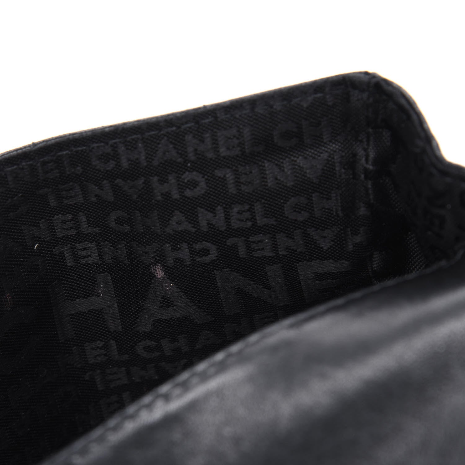 Chanel Lambskin Quilted Mini Chocolate Bar Camellia Flap Black 5 of 5