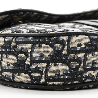 Christian Dior Oblique Mens Saddle Bag Black 8 of 9