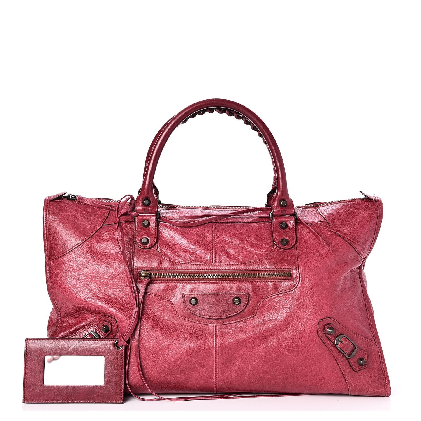 Agneau Classic Hardware Work Pourpre