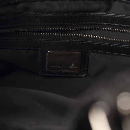 Fendi Zucchino Shoulder Bag Black 12 of 15