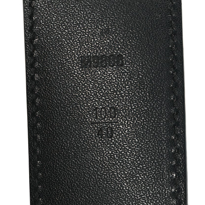 Louis Vuitton Calfskin Damier Graphite 40mm LV Initiales Reversible Belt 100 40 5 of 6