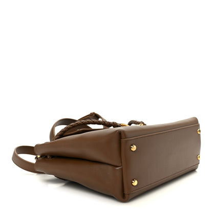 Bottega Veneta Silky Calfskin Small Ciao Ciao Nocciola 4 of 12