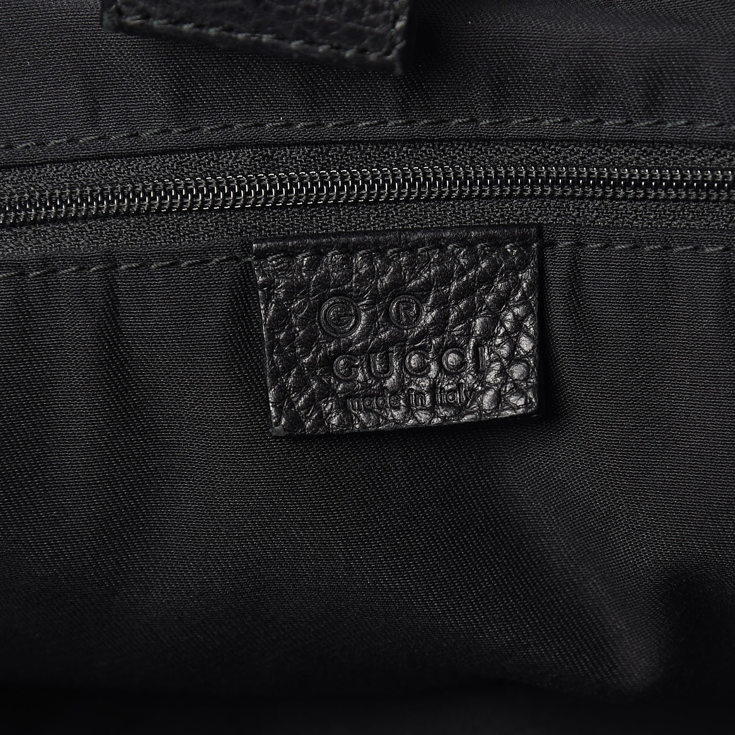 Gucci Nylon Monogram Medium Abbey Convertible Tote Black 6 of 10