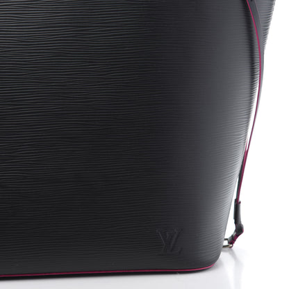 Louis Vuitton Epi Neverfull MM Black Hot Pink 12 of 12