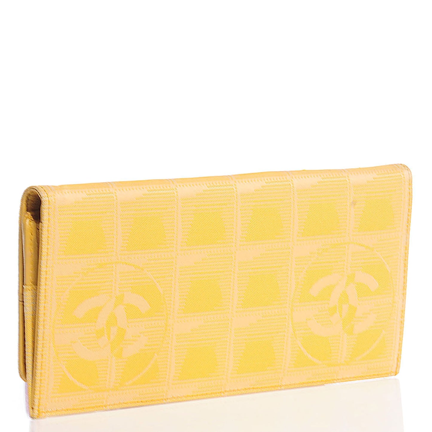 Nylon Travel Flap Wallet Yellow