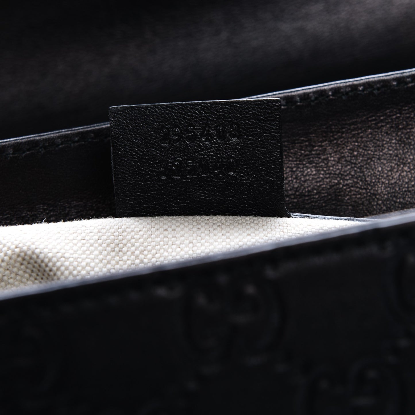 Guccissima Large Emily Chain Shoulder Bag Black