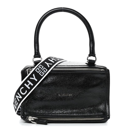 Givenchy Crackled Patent 4G Small Pandora Black 1 of 11