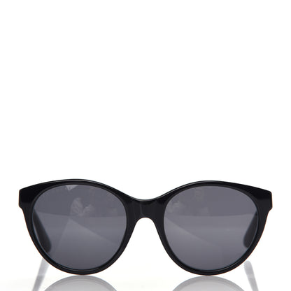 Gucci Round Frame Crystal Sunglasses GG 0419S Black 2 of 8