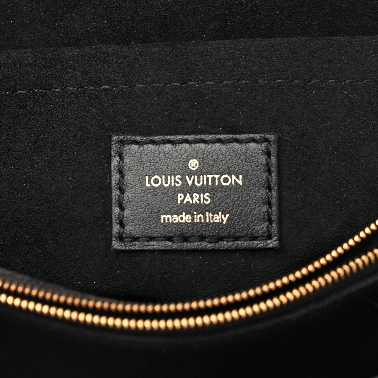 Calfskin LV New Wave Chain Bag Black