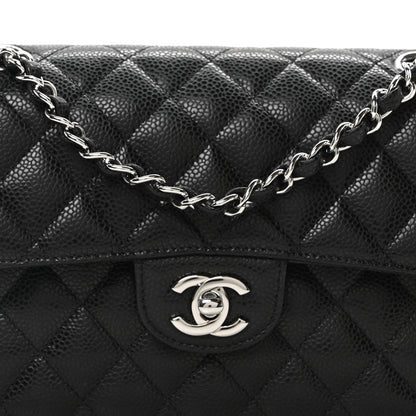 Chanel Caviar Quilted Small Double Flap Black 8 of 10