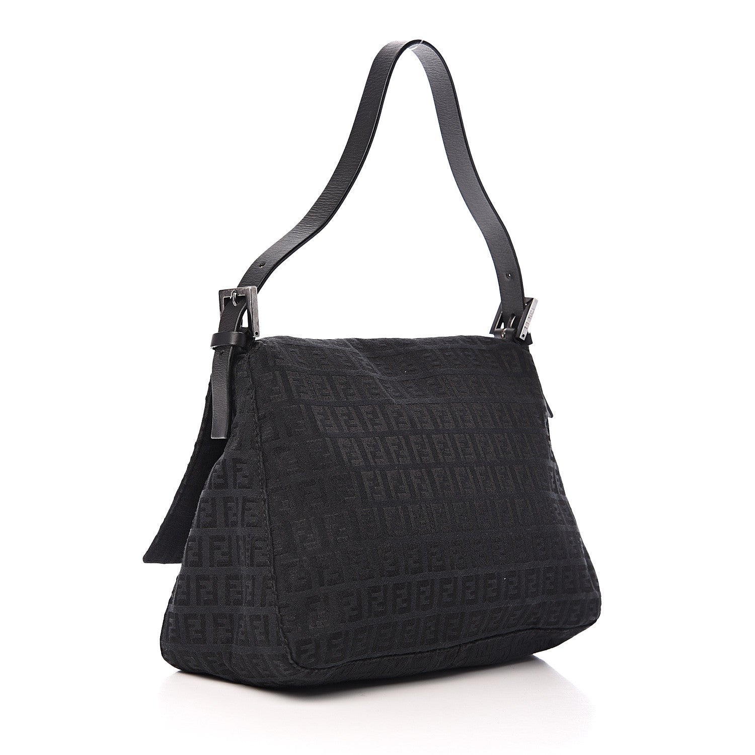 Fendi Zucchino Mama Baguette Black 2 of 8