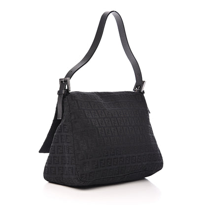 Fendi Zucchino Mama Baguette Black 2 of 8