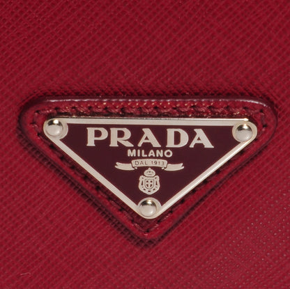 Prada Saffiano Travel Briefcase Rubino 6 of 11