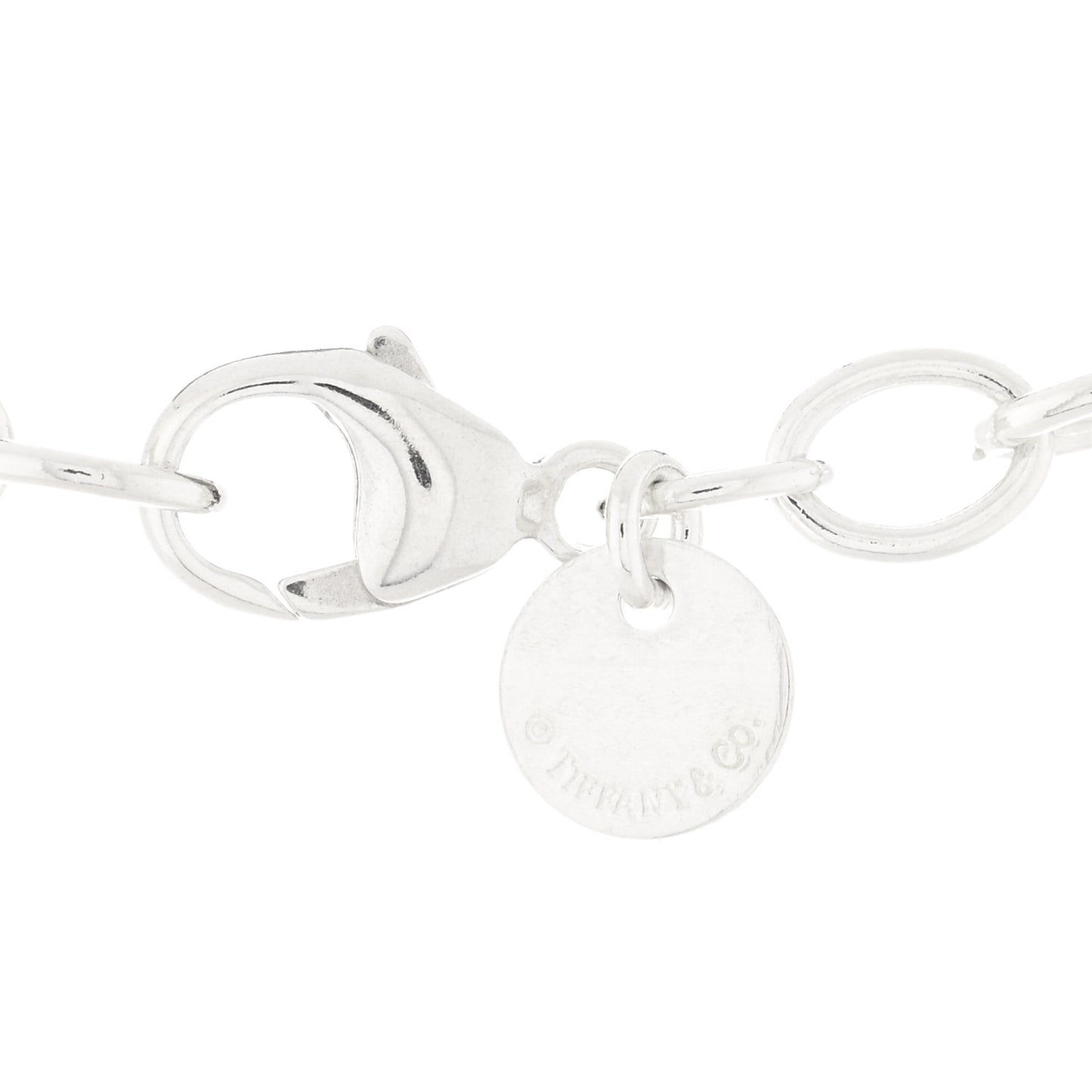 Sterling Silver Narrow Infinity Link Necklace
