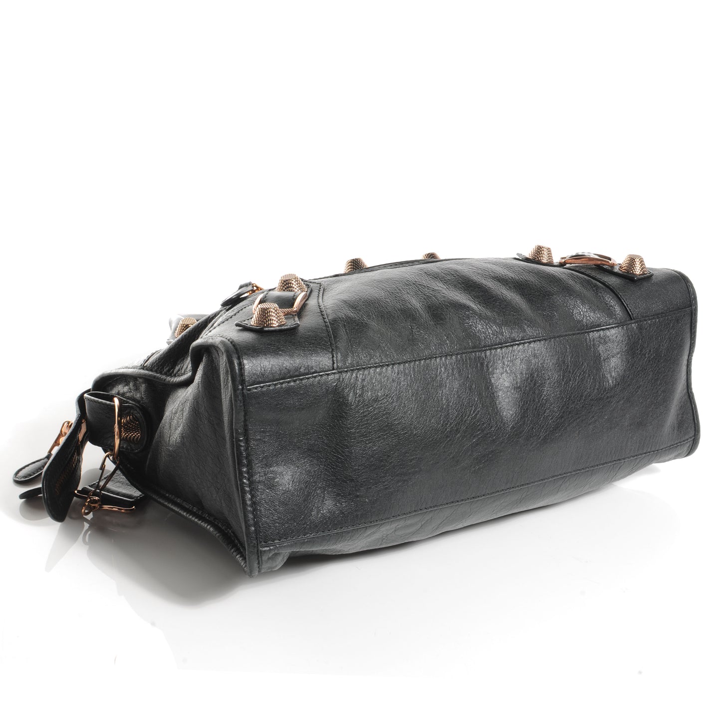 Agneau Giant 21 Rose Gold Hardware City Black