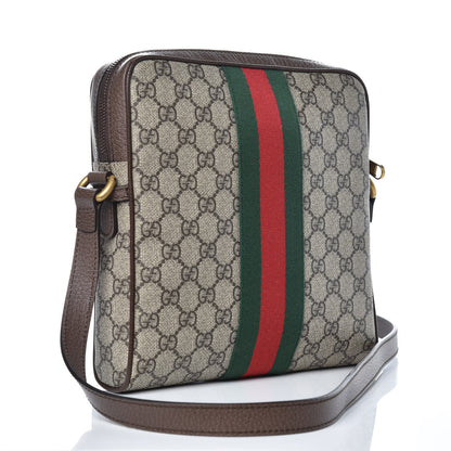 Gucci GG Supreme Monogram Web Small Ophidia Messenger Bag Brown 3 of 8
