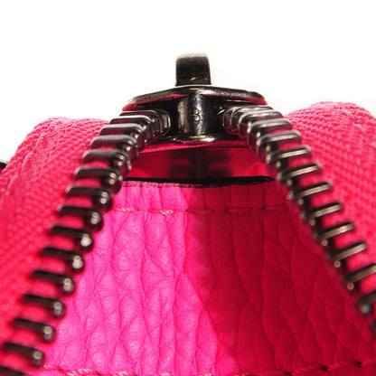 Celine Drummed Calfskin Micro Luggage Fluo Pink 8 of 8