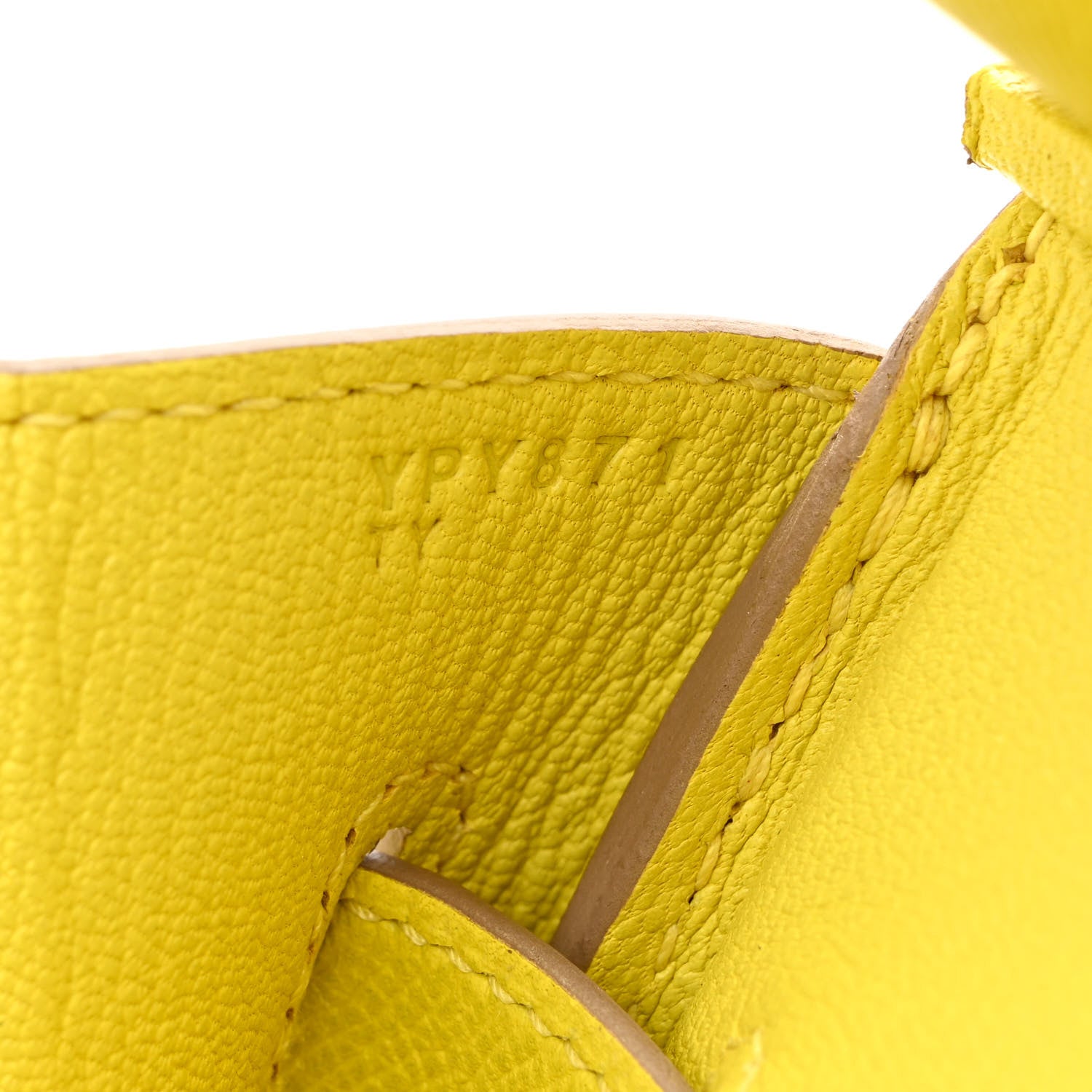 Hermes Epsom Birkin 35 Lime 7 of 13