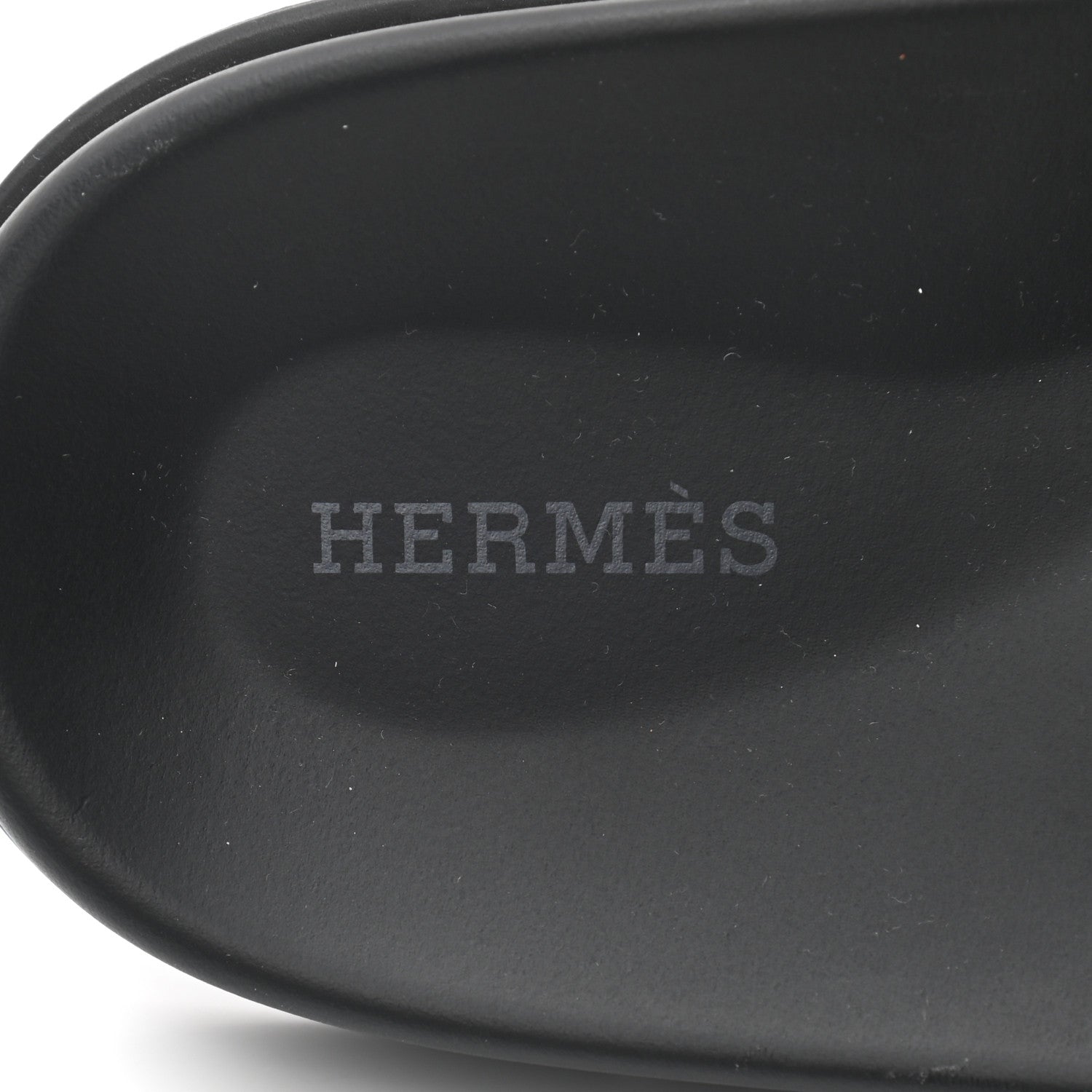 Hermes Calfskin Mens Chypre Sandals 44 Black 7 of 8