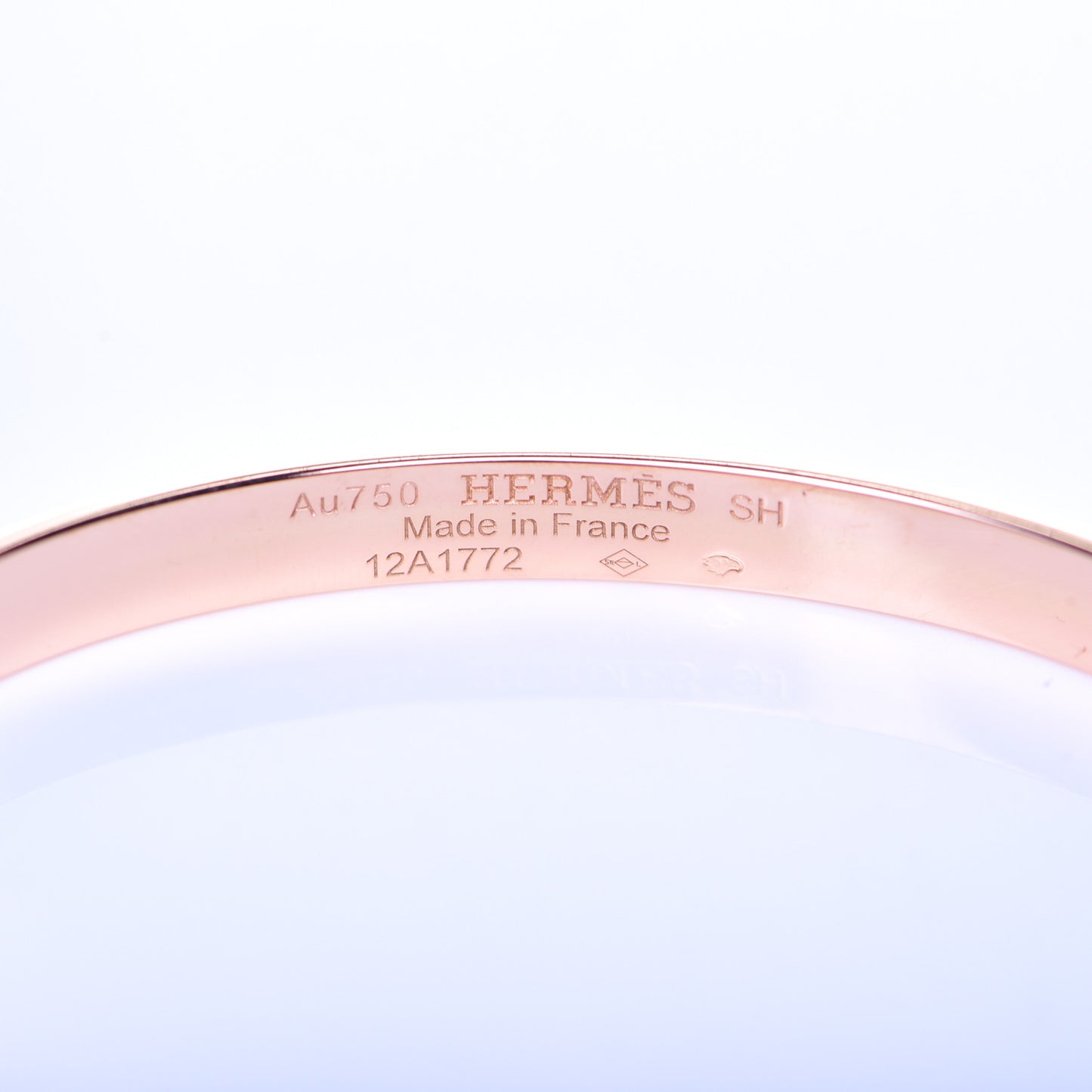 18K Rose Gold Diamond PM Kelly Bracelet SH