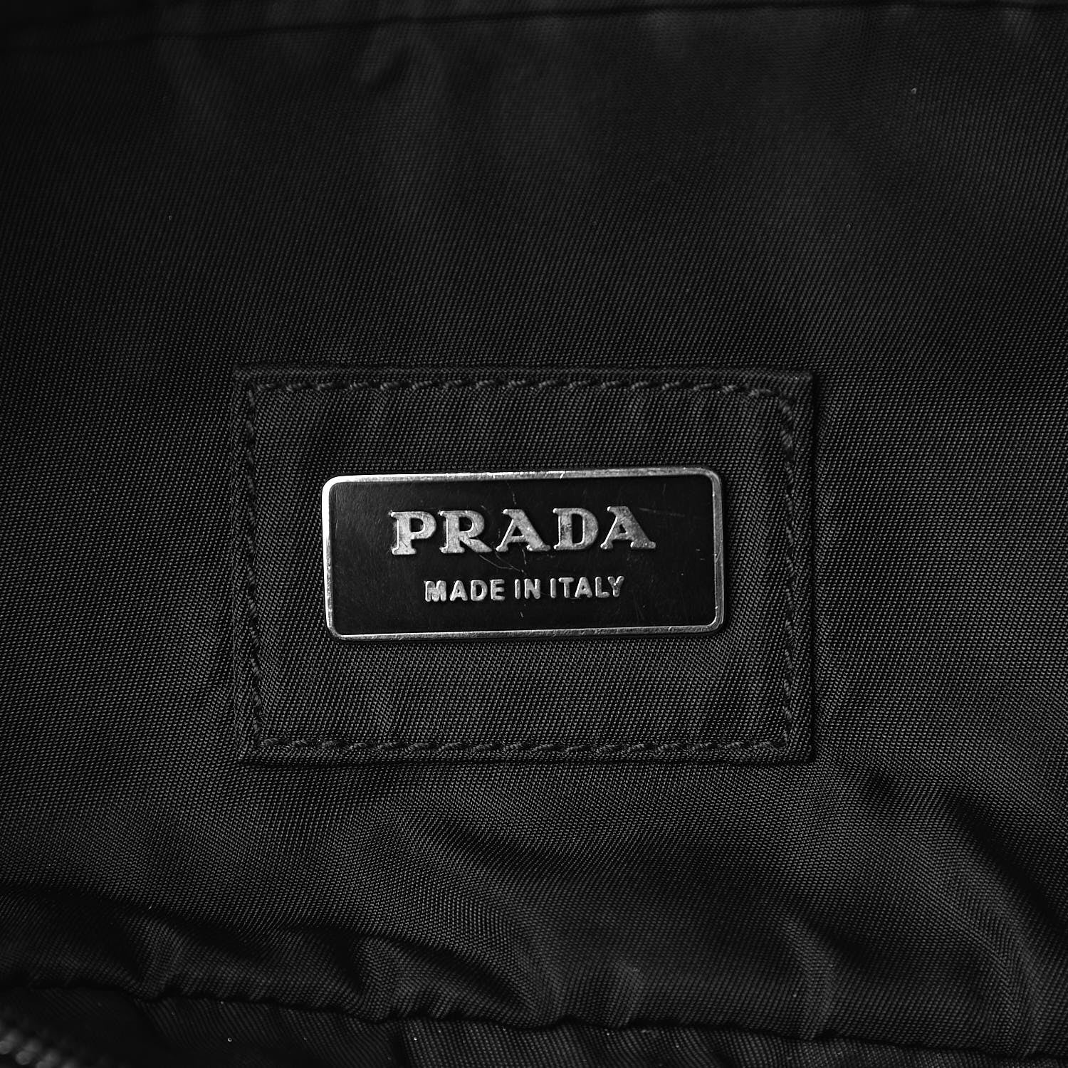 Prada Tessuto Nylon Montagna Belt Bag Black 7 of 11