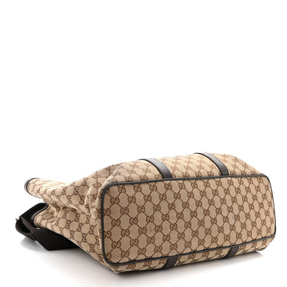 Gucci GG Monogram Large Joy Tote Bag Dark Brown 4 of 11