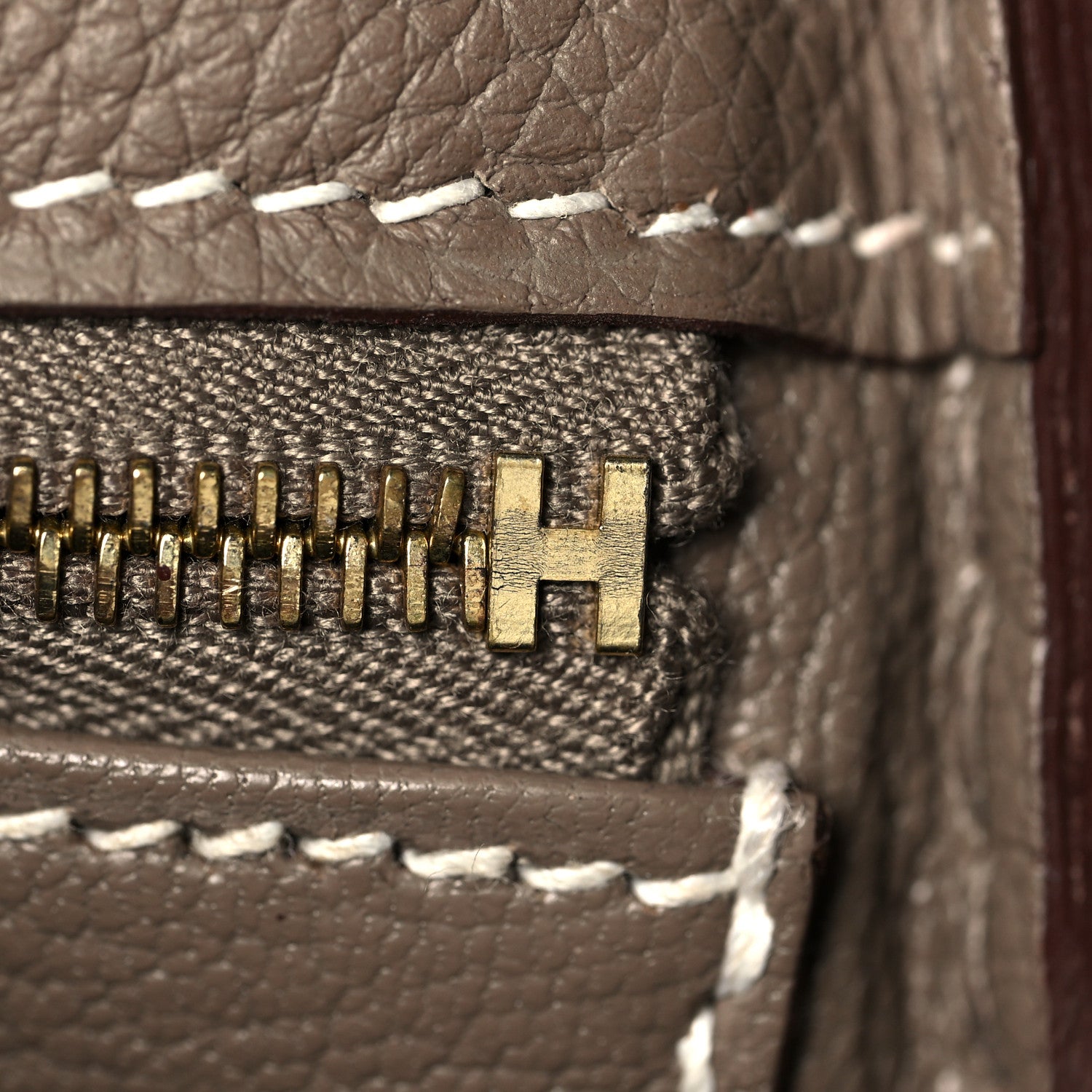 Hermes Togo Kelly Retourne 28 Etoupe 20 of 40