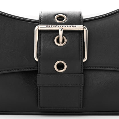 Balenciaga Smooth Calfskin Medium Lindsay Shoulder Bag Black 8 of 10