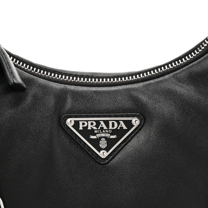 Prada Nappa Soft Padded Re-Edition 2005 Shoulder Bag Black 7 of 11