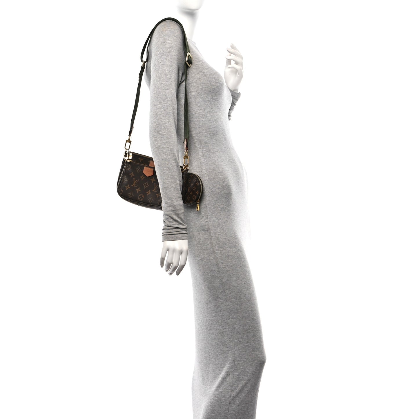 Monogram Multi Pochette Accessories Kaki