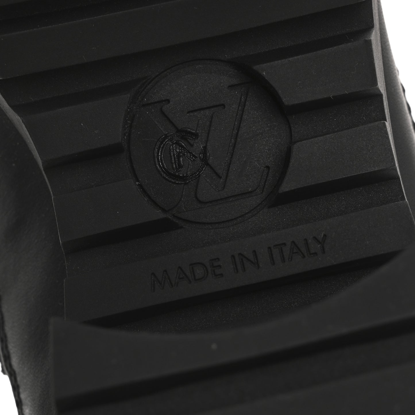 Calfskin Monogram Denim Laureate Platform Desert Boots 38 Grey