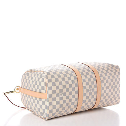 Louis Vuitton Damier Azur Keepall Bandouliere 45 4 of 12