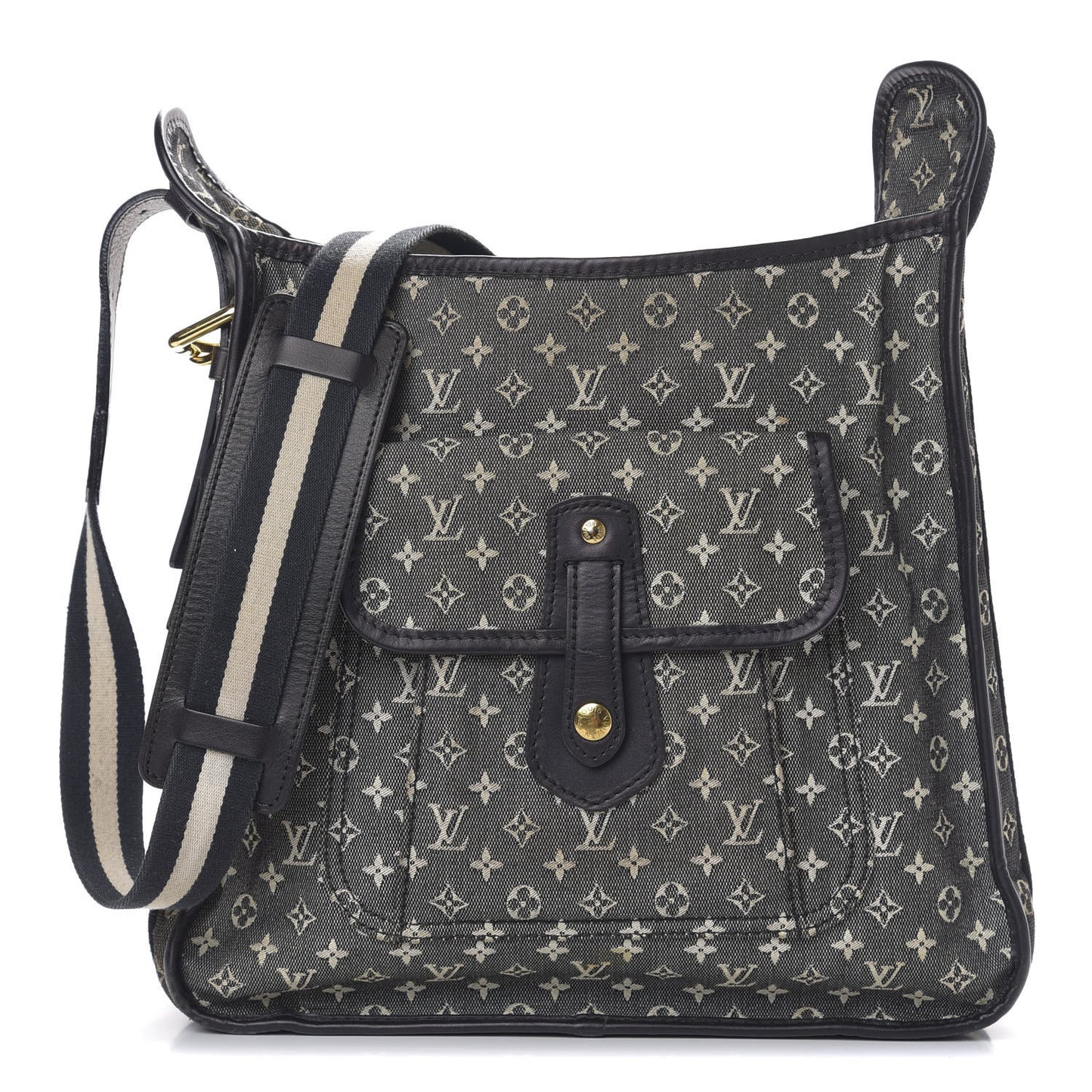 Mini Monogram Besace Mary Kate Black