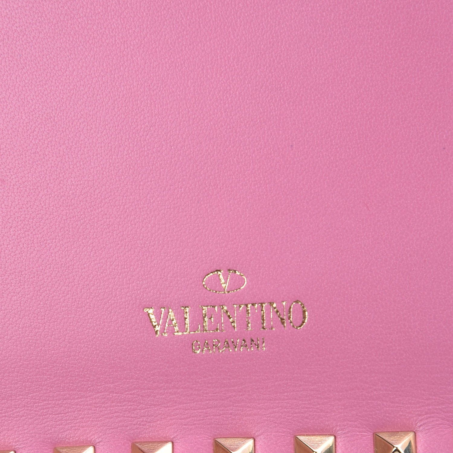 Valentino Garavani Nappa Rockstud Wristlet Clutch Ninphea 7 of 9