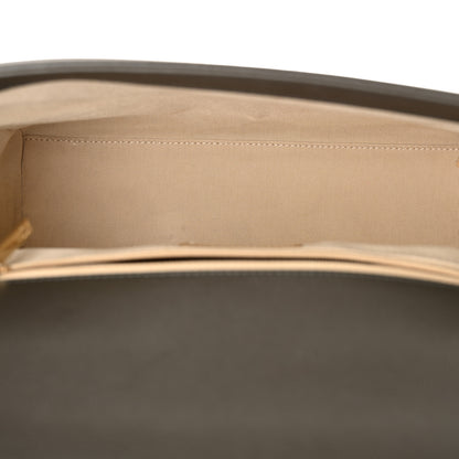 Chanel Grained Calfskin Quilted Large Label Click Flap Bag Khaki Khaki 5 of 11