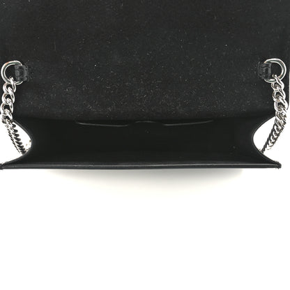 Alexander McQueen Calfskin Embellished Skull Mini Shoulder Bag Black 5 of 12