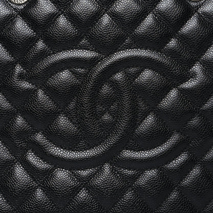 Chanel Caviar Quilted Grand Shopping Tote GST Black 8 of 12