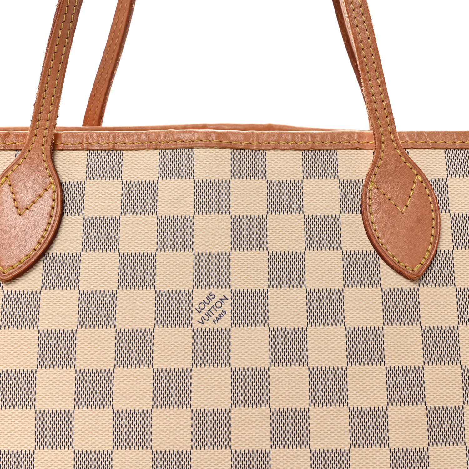 Louis Vuitton Damier Azur Neo Neverfull MM Rose Ballerine 7 of 9