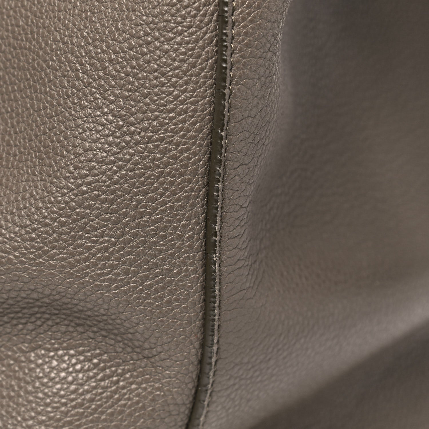 Celine Soft Grained Calfskin Medium Belt Cabas Phantom Souris 14 of 16