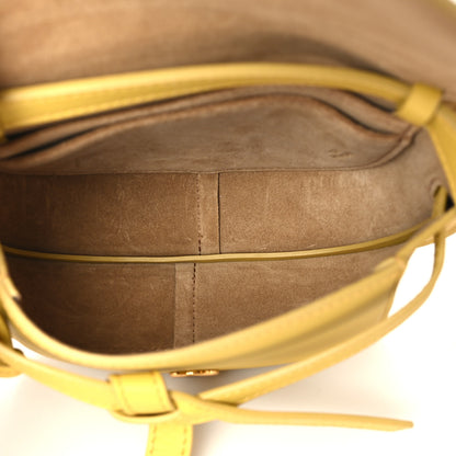 Loewe Calfskin Jacquard Mini Gate Dual Bag Dark Yellow 5 of 9